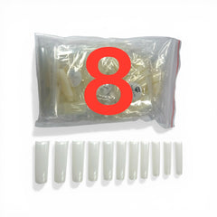 HNS NATURAL SQUARE STRAIGHT NAIL TIP