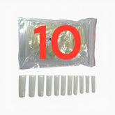 HNS NATURAL SQUARE STRAIGHT NAIL TIP