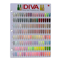DND DIVA GEL AND POLISH COLLECTIONS 288 FREE 2 SAMPLE BOOK