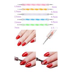 Professional Nail Art Dotting Tool Set 5 pcs