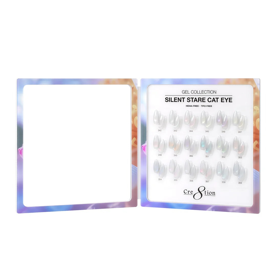 Cre8tion Acrylic Booklet - Cat Eye Silent Stare 18 Colors