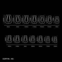 Cre8tion Soft Gel Tips - COFFIN