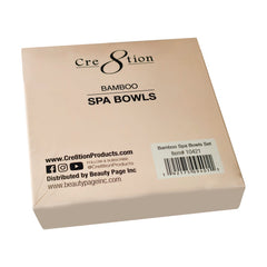 Cre8tion Bamboo Spa Bowl Set