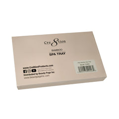Cre8tion Plain Bamboo Spa Tray