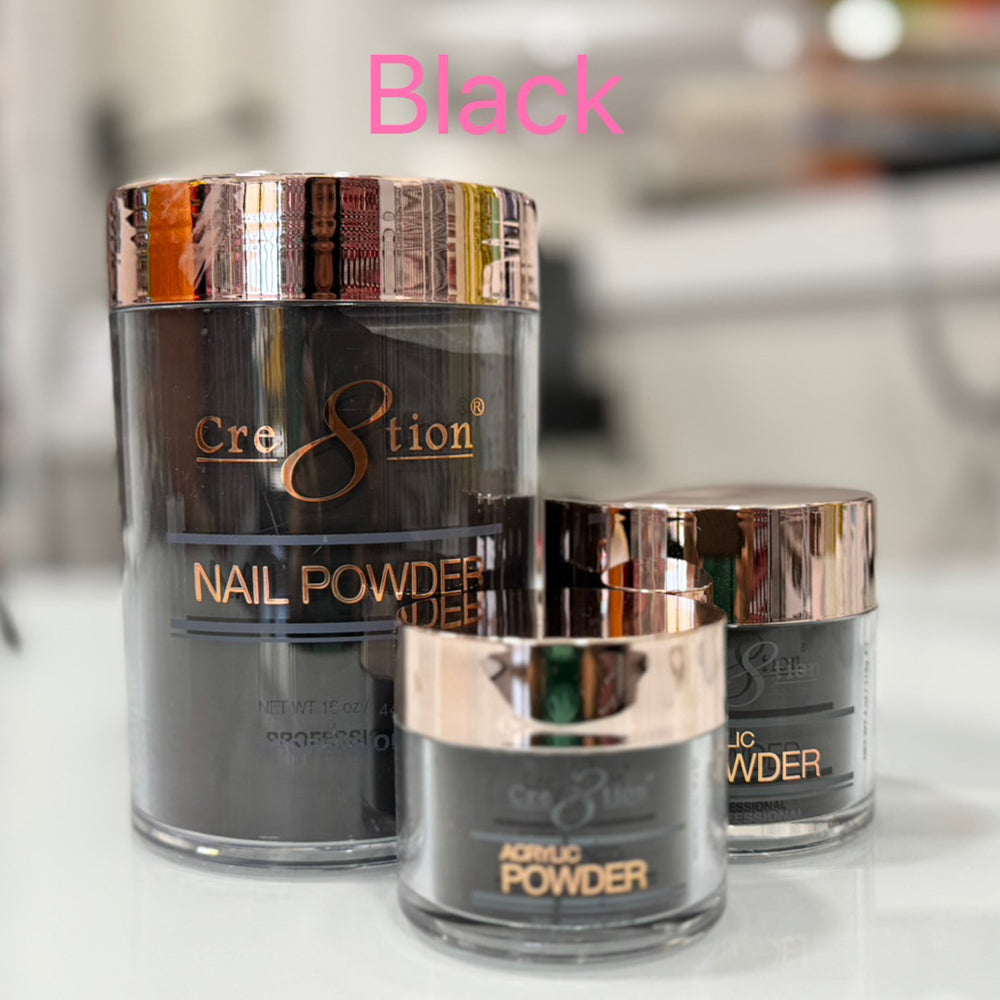 Cre8tion Acrylic Powder Black