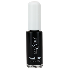 Cre8tion Detailing Nail Art Lacquer 0.25oz 01 Black