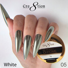 Cre8tion Chrome Nail Art Effect 1g - 05 Silver