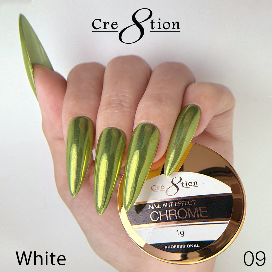 Cre8tion Chrome Nail Art Effect 1g - 09 Radium
