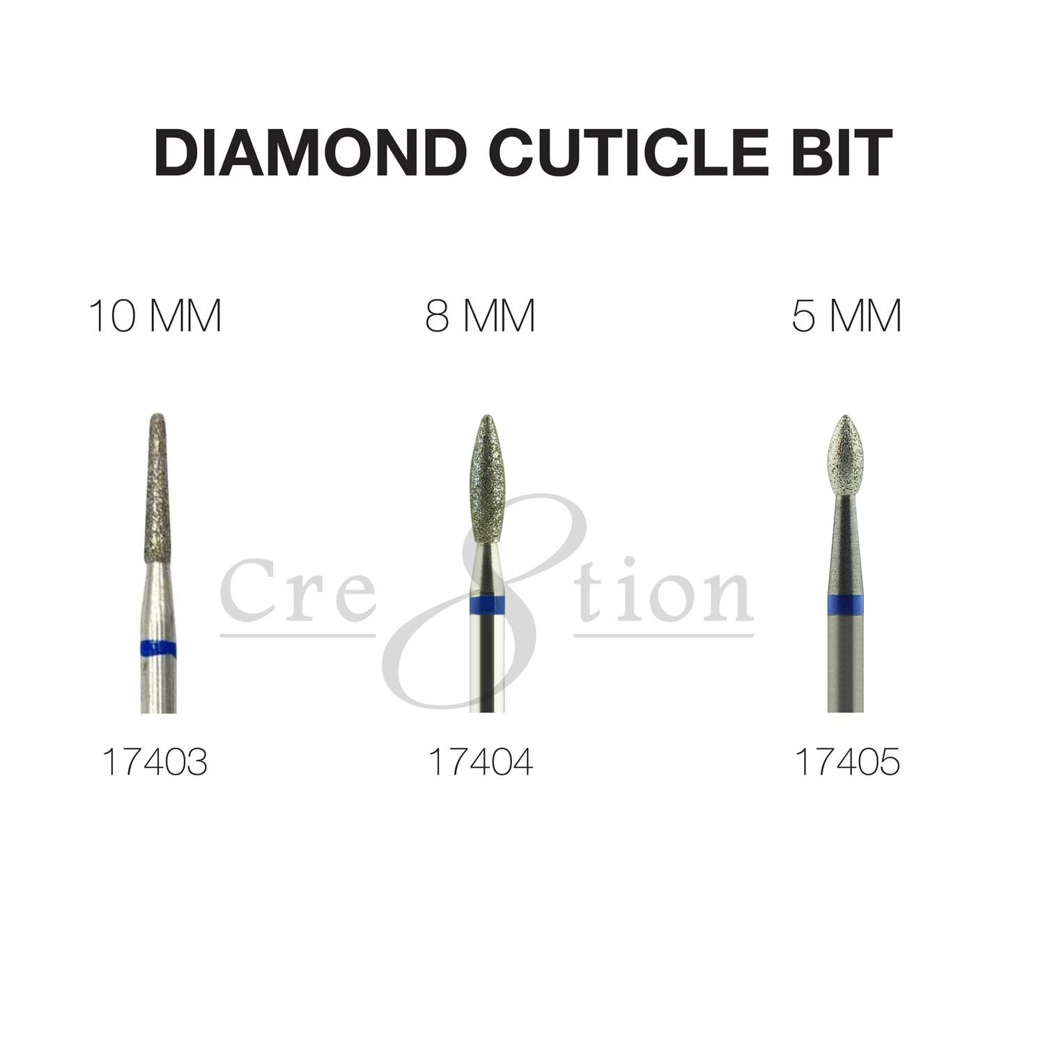 Cre8tion Diamond Cuticle Bit (New Version)