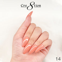 Cre8tion Gel Collection - Overlay/ Brush on Builder 0.5oz 14 Peach Popstar Glow