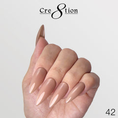 Cre8tion Gel Collection - Overlay/ Brush on Builder 0.5oz 42 Coffee and Tea