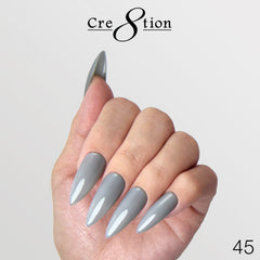 Cre8tion Gel Collection - Overlay/ Brush on Builder 0.5oz 45 Charcoal Moon Velvet Night