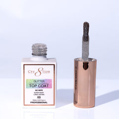 Cre8tion Glitter Top Coat 0.5oz 02