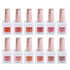 Cre8tion Hema Free Semi-Sheer Collection 0.5oz - Coral Series