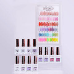 Cre8tion Hema Free Semi-Sheer Collection 0.5oz - Mauve Series