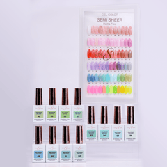 Cre8tion Hema Free Semi-Sheer Collection 0.5oz - Mint Sky Series