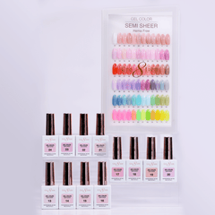 Cre8tion Hema Free Semi-Sheer Collection 0.5oz - Pink Series
