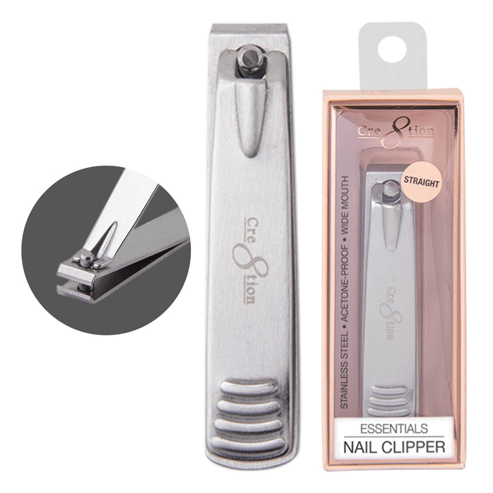 Cre8tion High Quality Stainless Steel Clipper Straight (Wide Mouth Open)