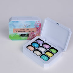 Cre8tion Nail 2D Canvas Painting Gel Palette - Spring Collection