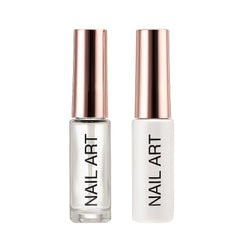 Cre8tion Nail Art Bottle With Champagne Gold Cap 0.33oz