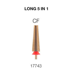 Cre8tion Nail Filing Bit Long 5 in 1 3/32"