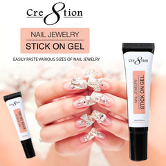 Cre8tion Nail Jewelry Stick On Gel in Tube 15ml
