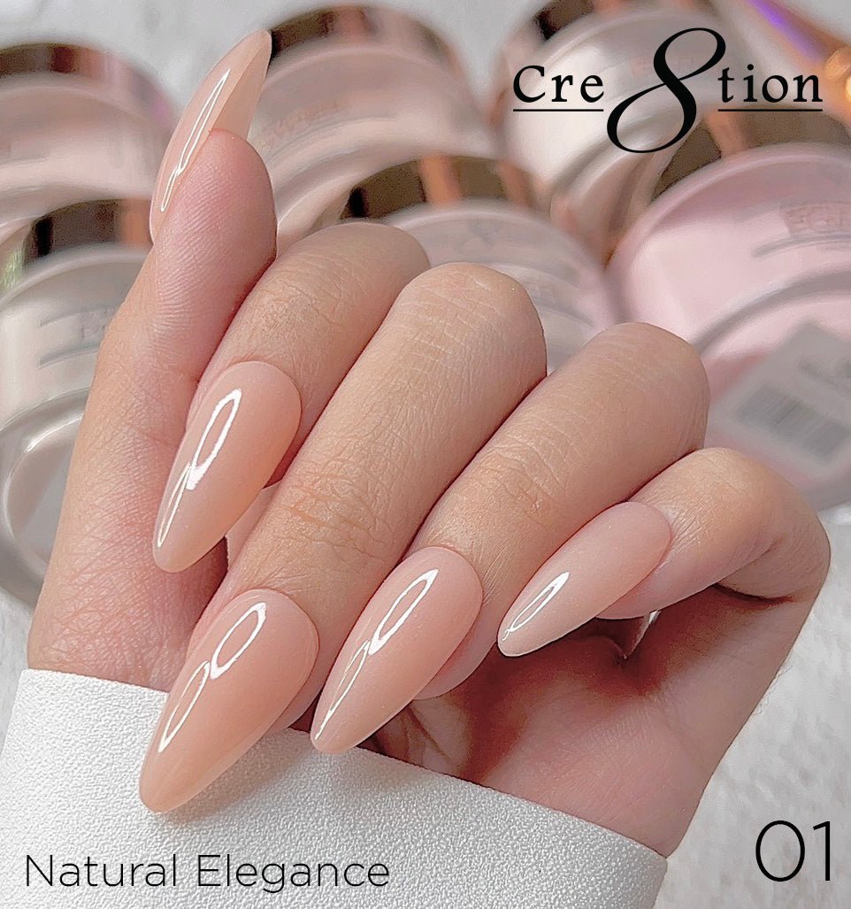 Cre8tion Natural Elegance Powder - 01 - Classic
