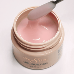 Cre8tion Overlay/Builder Gel in Jar 1oz - Hema Free/TPO Free - Low Heat - 04 Porcelain