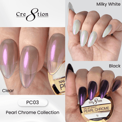 Cre8tion Pearl Chrome Nail Art Effect 1g - 03