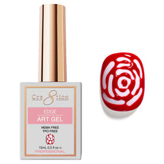 Cre8tion The Edge Art Gel Red 0.5oz