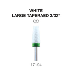 Cre8tion White Ceramic - Large Tapered - 3/32"