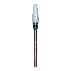 HNS DIAMOND NAIL DRILL BIT 3/32 WHITE FLAME CERAMIC 5IN1
