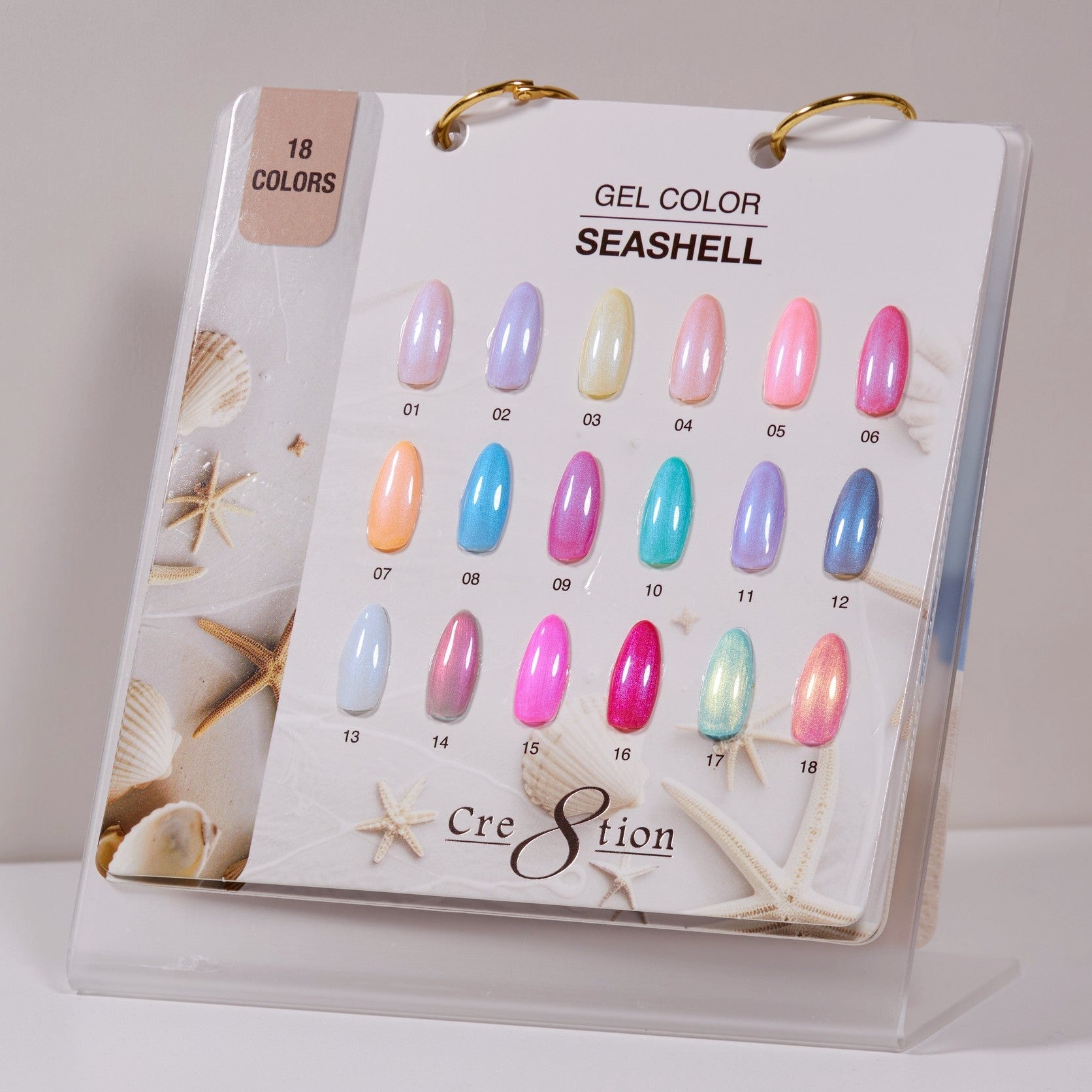 Cre8tion Calendar Display - Seashell Gel 18 Colors