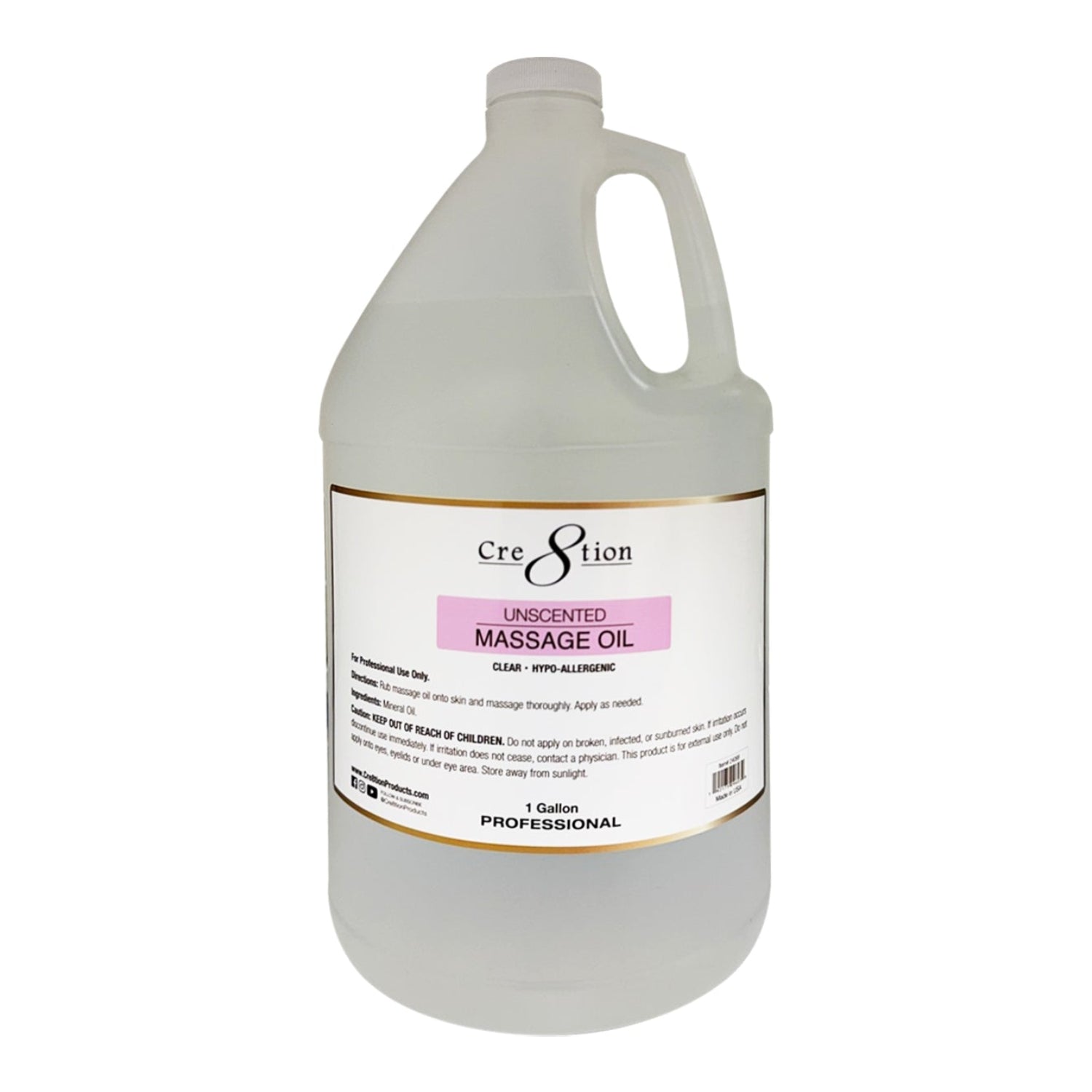 Cre8tion Massage Oil 1gl