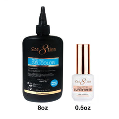 Cre8tion Soak Off Gel - Super White