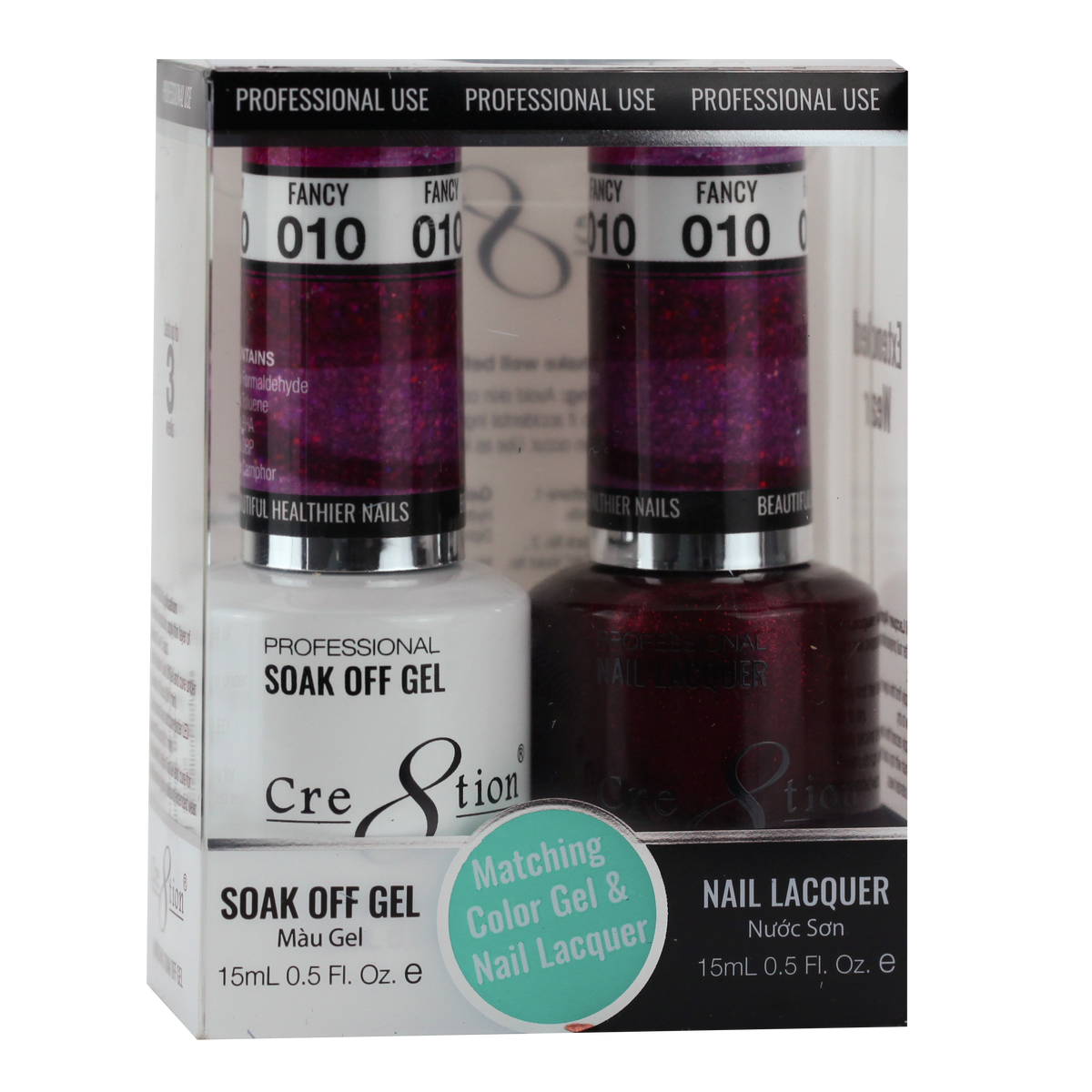 Cre8tion Matching Sets - 010 FANCY (SHIMMERY)