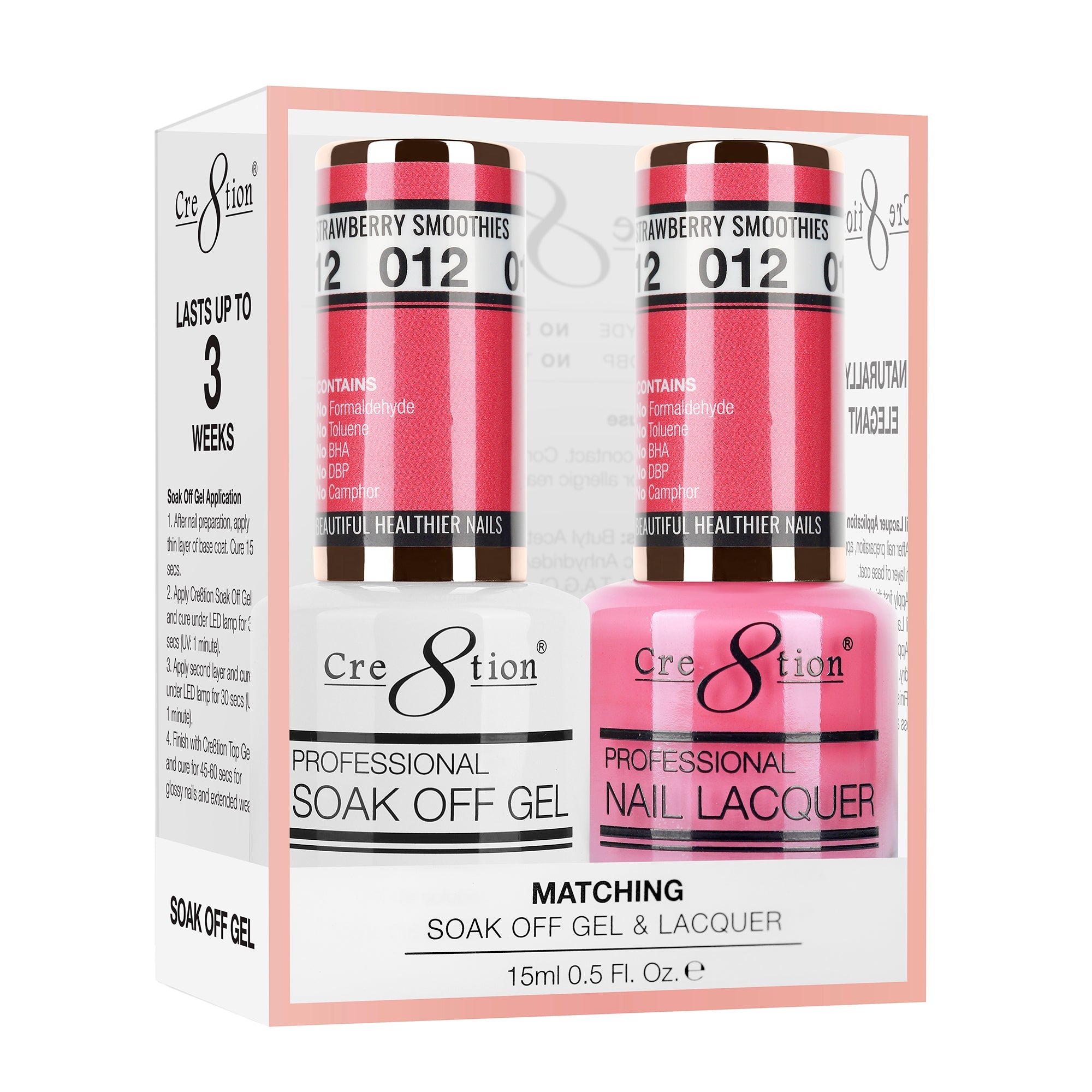 Cre8tion Matching Sets - 012 STRAWBERRY SMOOTHIES