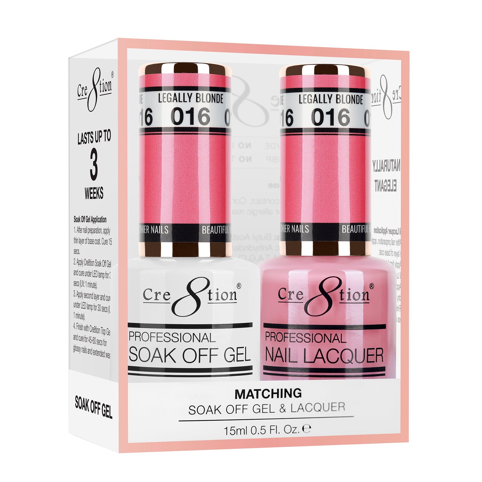 Cre8tion Matching Sets - 016 LEGALLY BLONDE