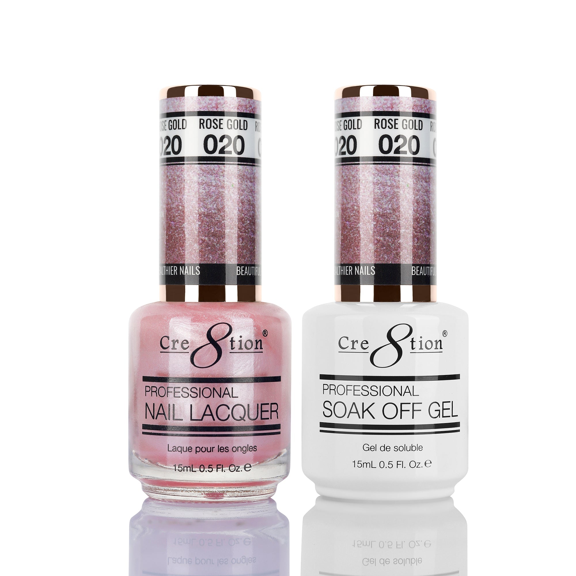 Cre8tion Matching Sets - 020 ROSE GOLD (SHIMMERY)