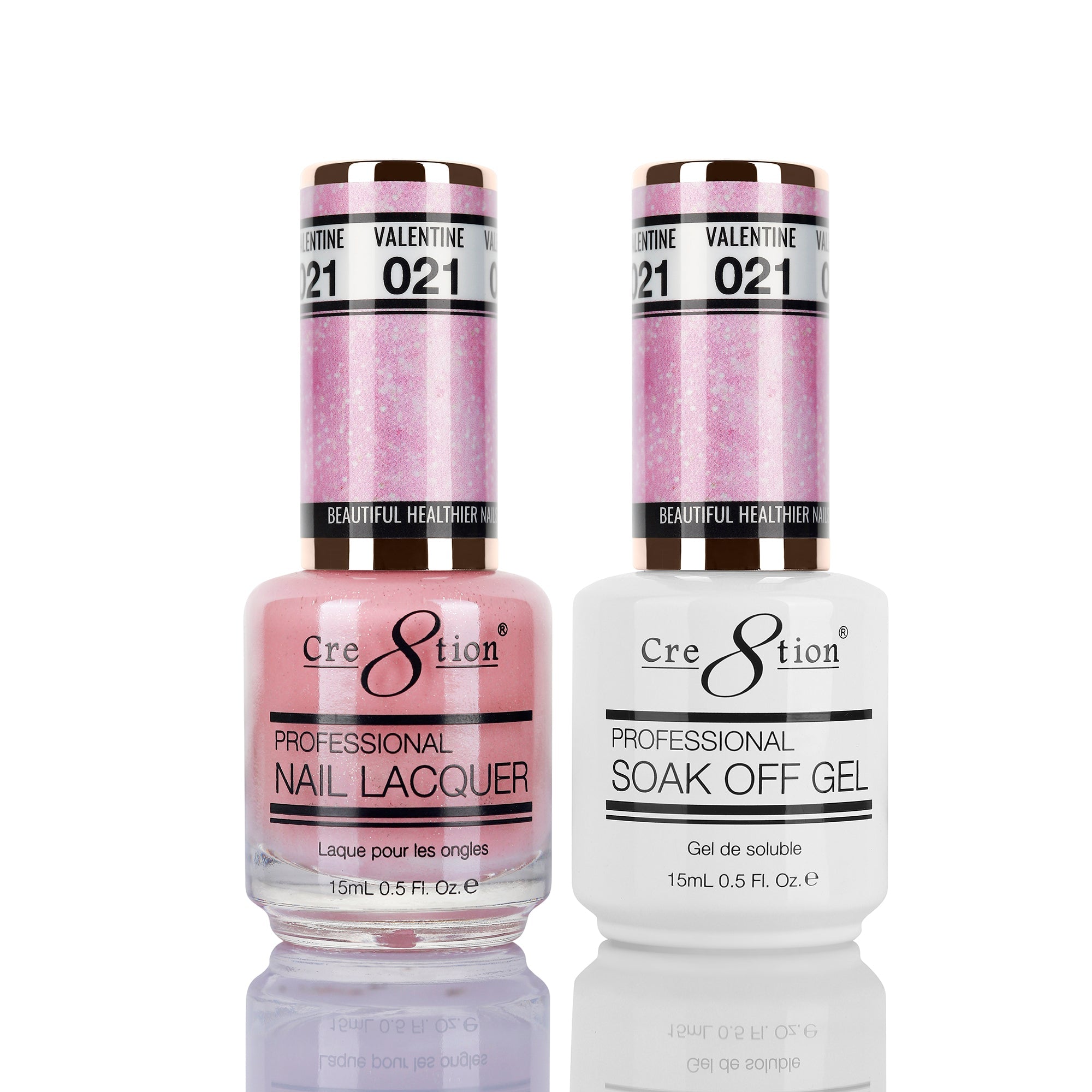 Cre8tion Matching Sets - 021 VALENTINE (GLITTER)