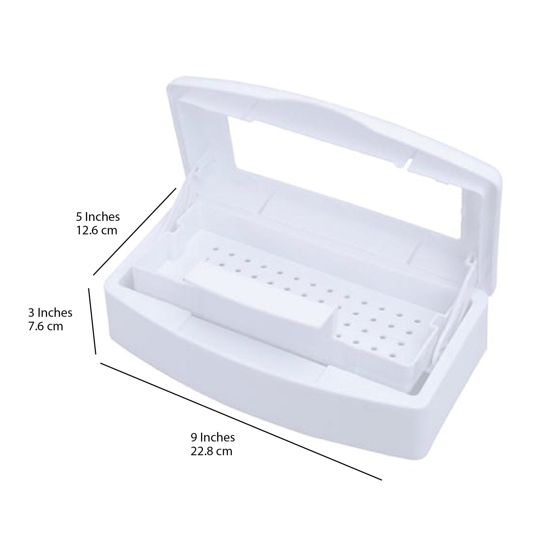Cre8tion White Sterilizer Box- Transparent Cover