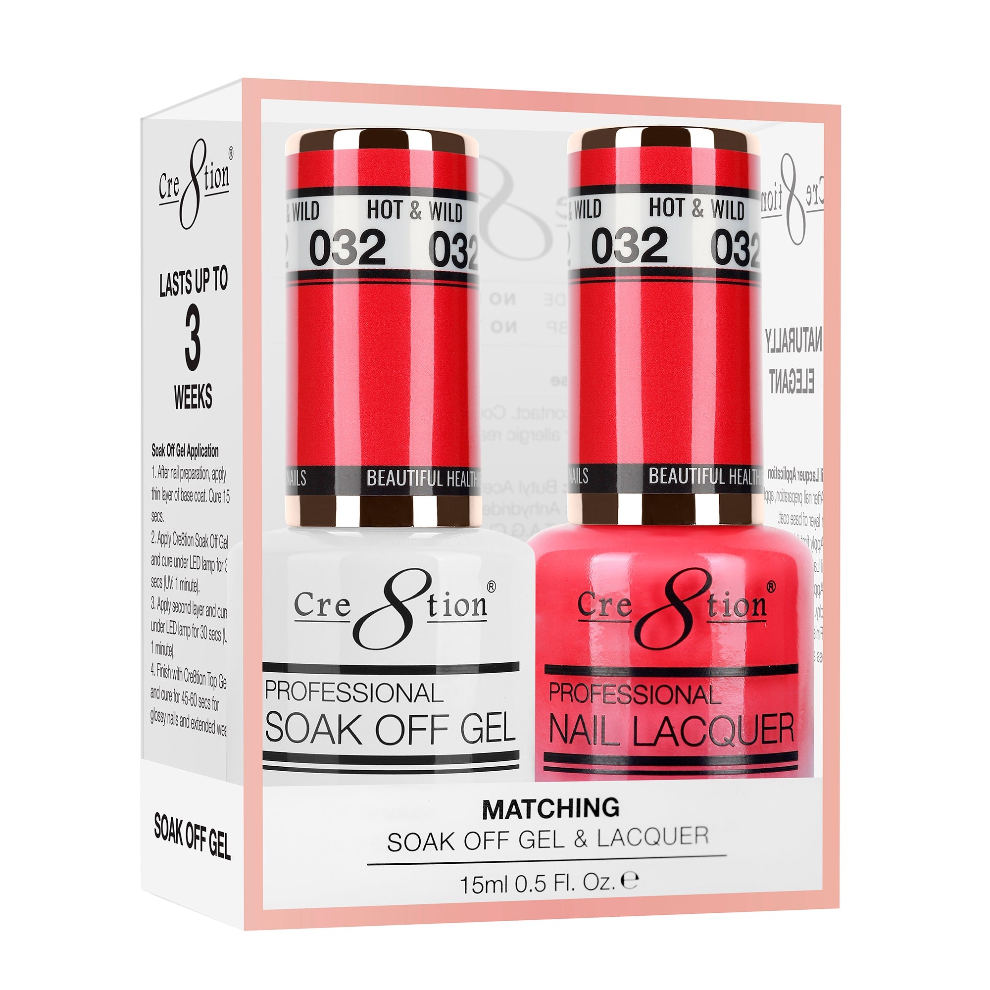 Cre8tion Matching Sets - 032 HOT AND WILD (NEON)