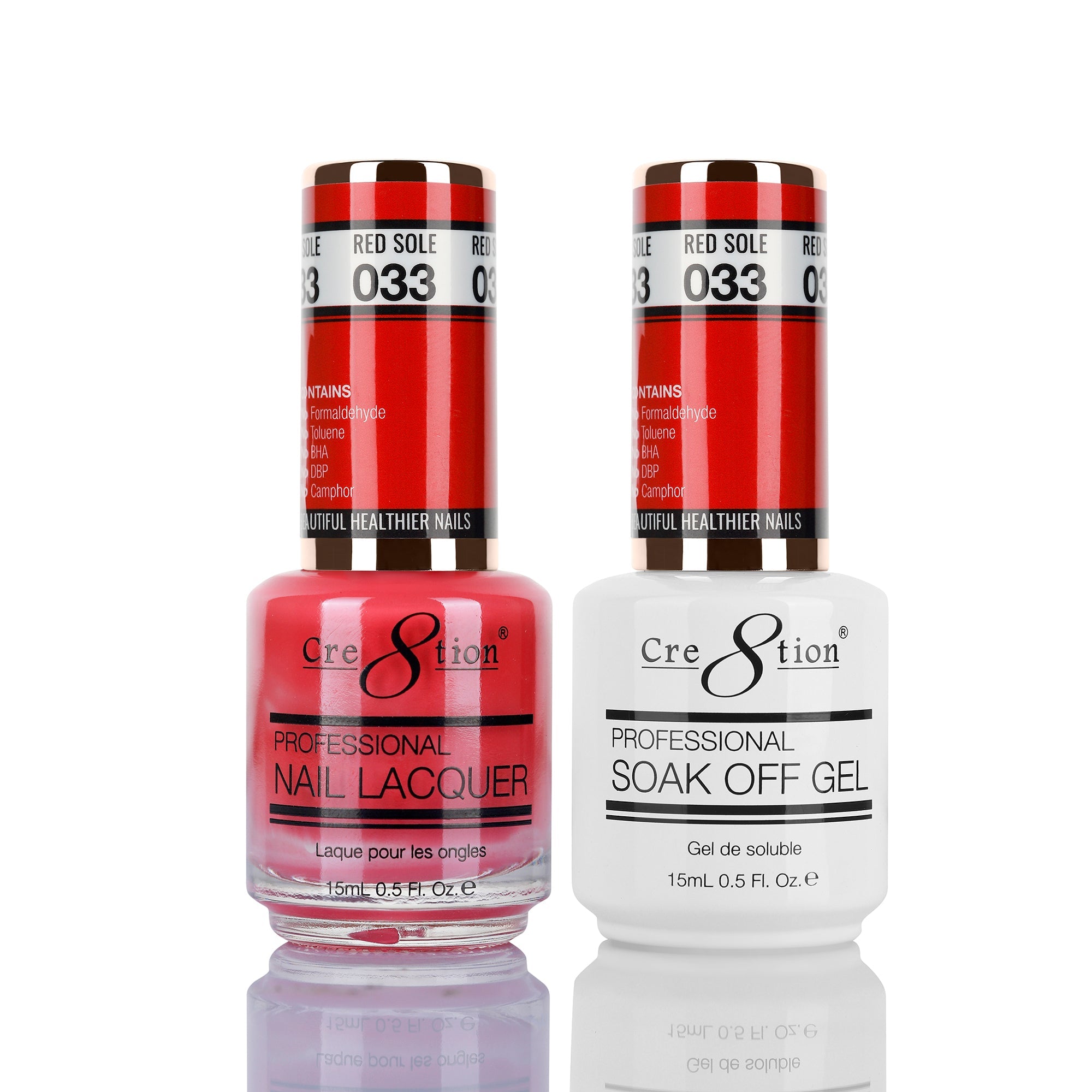 Cre8tion Matching Sets - 033 RED SOLE