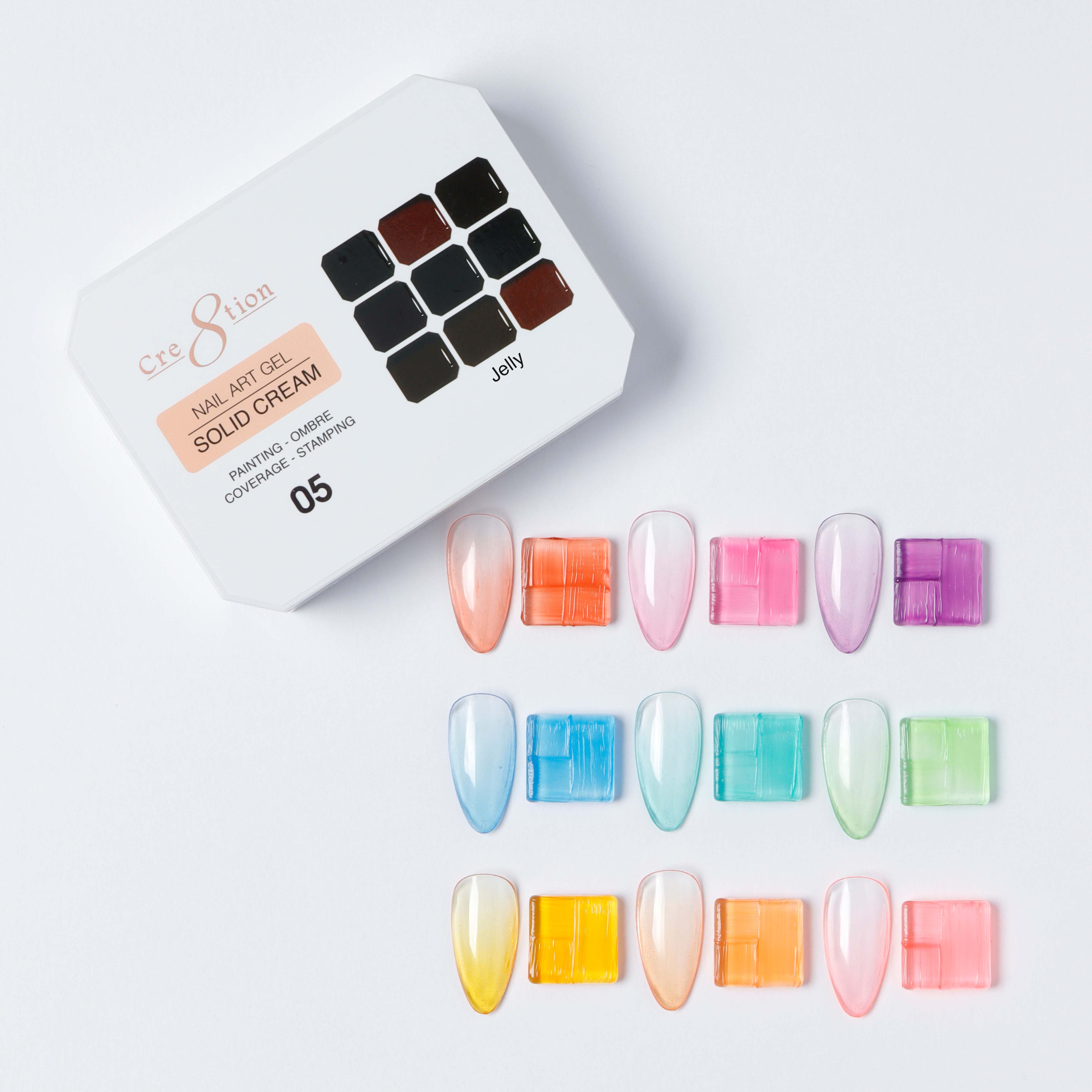 Cre8tion Nail Art Gel - Solid Cream - 05 Jelly