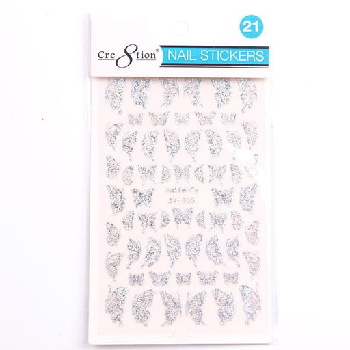 Cre8tion Nail Art Sticker Butterfly (42 Styles)