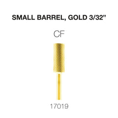 Cre8tion Carbide Small Barrel, Gold 3/32"