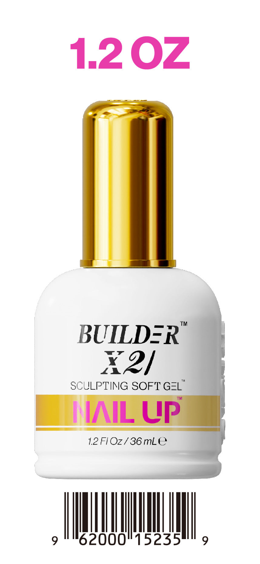 Nail Up Builder X21 Thicker Sculpting Soft Gel, Round, 30 mL [50% Off]