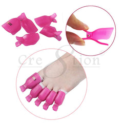 Cre8tion Reusable clip on Toe gel remover sets 5 pcs/set