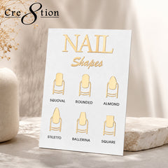 Cre8tion Acrylic Nail Shapes Display