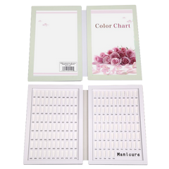 Cre8tion PMMA material tips 160 colors display book- JJPB-012